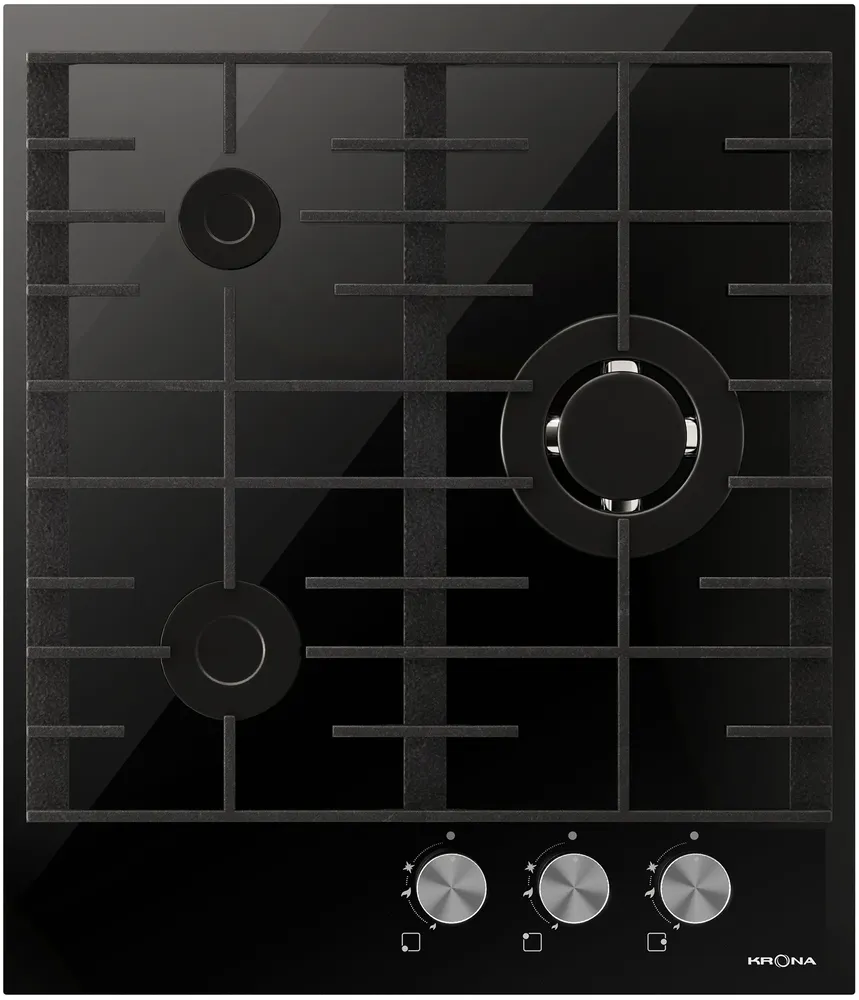 Фото товара: Krona HAGEL 45 BL W газовая поверхность