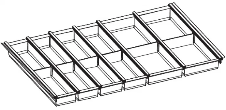 Детальное фото товара: Ninka Cuisio Aqua 800, Legrabox Blum, лоток для столовых приборов, черный