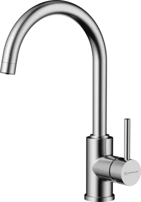 Фото товара: Omoikiri Shinagawa 2 Plus-BN, смеситель, нержавеющая сталь