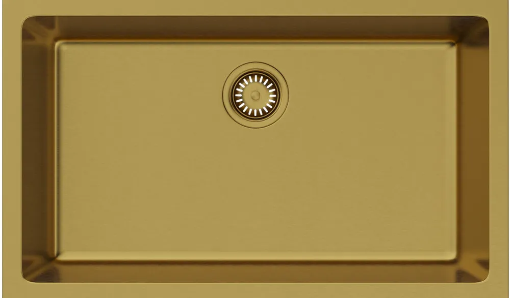 Фото товара: Omoikiri Okinoshima 76-U/I-G Matt, мойка, керамика, золото