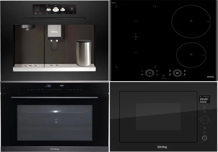 Фото товара: KORTING HIB 64750 B SMART + OKB 1340 GNBX MW + KMI 825 TGN + KCM 9830 BCG