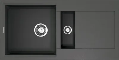 Фото товара: Omoikiri Sakaime 86-2-PL, мойка, гранит, платина