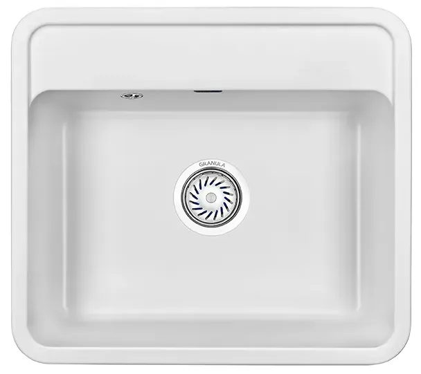 Фото товара: GRANULA 5601 мойка, гранит, белый