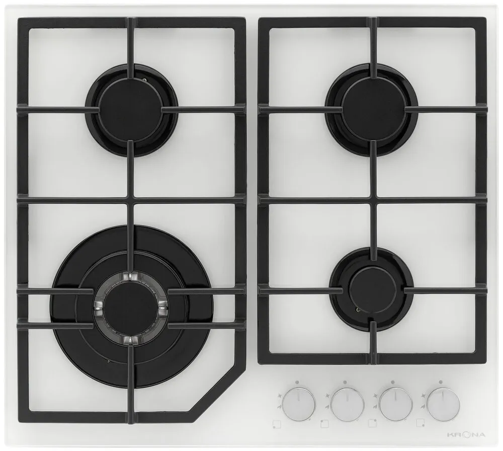 Фото товара: Krona NEBEL 60 WH W газовая поверхность