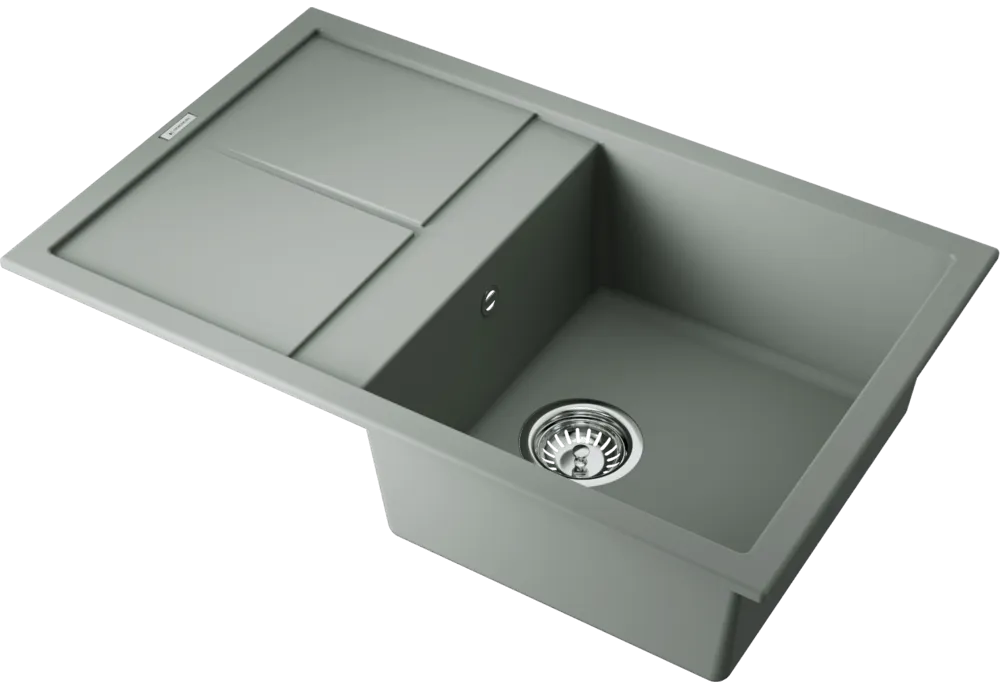 Детальное фото товара: Omoikiri Sumi 79A-WG, мойка, керамика, wind green