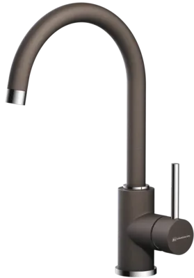 Фото товара: Omoikiri Shinagawa-DC, смеситель, гранит, темный шоколад