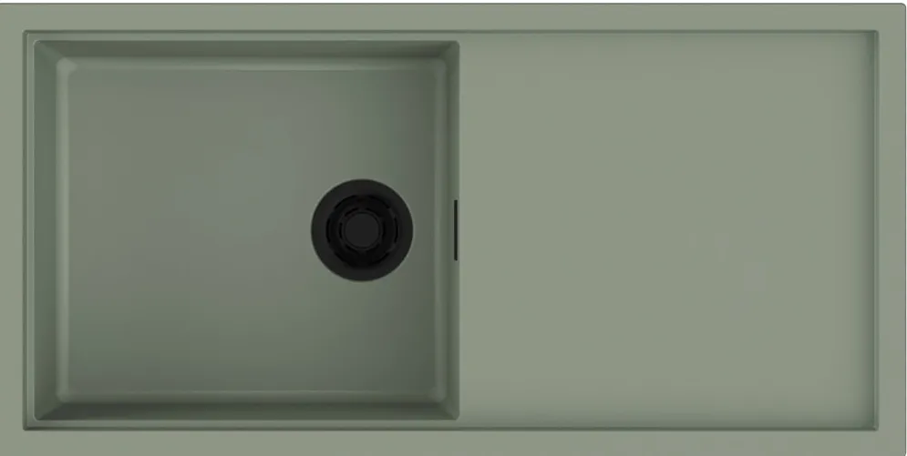 Фото товара: Omoikiri Sintesi 100-WG, мойка, керамика, wind green