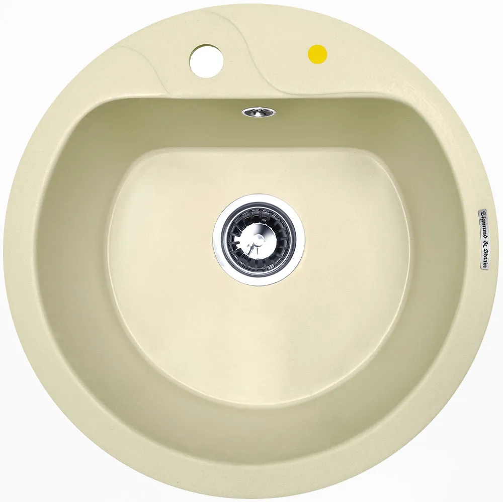 Фото товара: Zigmund & Shtain KREIS 505F, мойка, молодое шампанское   