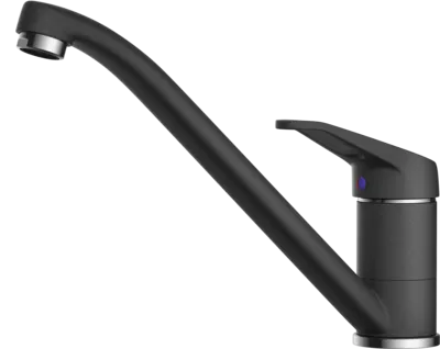 Фото товара: Omoikiri Kado-BL, смеситель, гранит, черный