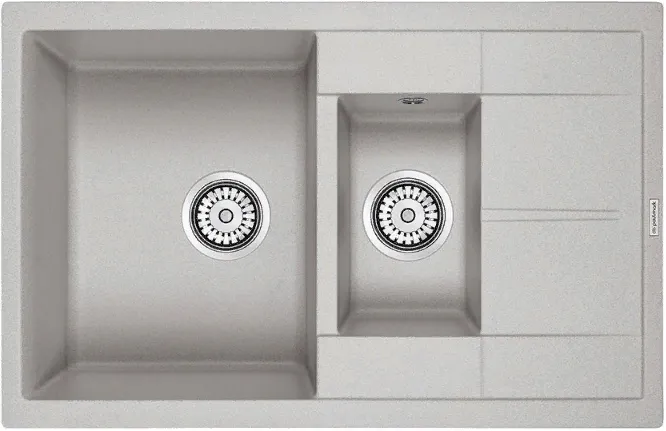 Детальное фото товара: Paulmark FLUGEN 60/1,5, мойка, гранит, серый