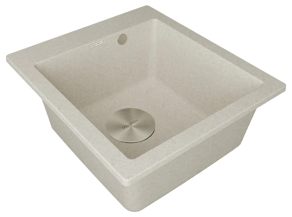Детальное фото товара: Paulmark KANTE 45, мойка, гранит, бежевый