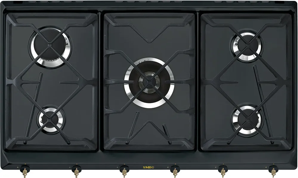 Фото товара: Smeg SRV896AOGH газовая поверхность