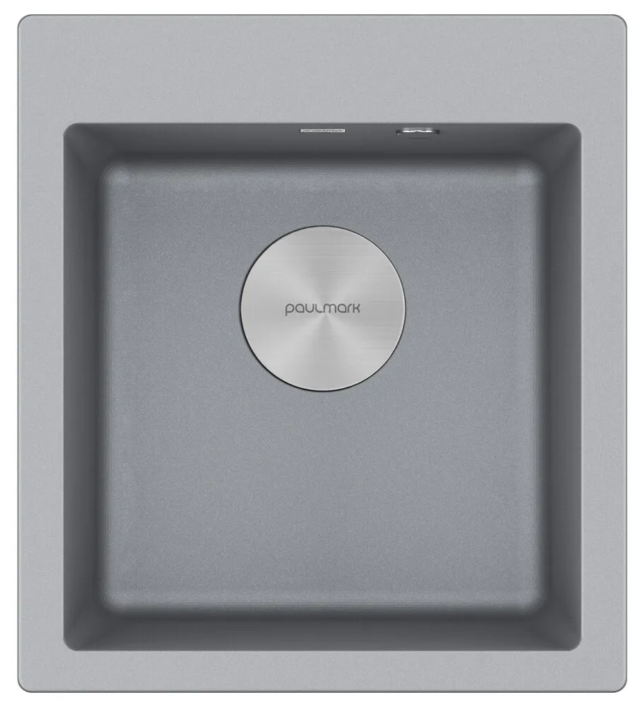Фото товара: Paulmark KANTE 45, мойка, гранит, серый металлик