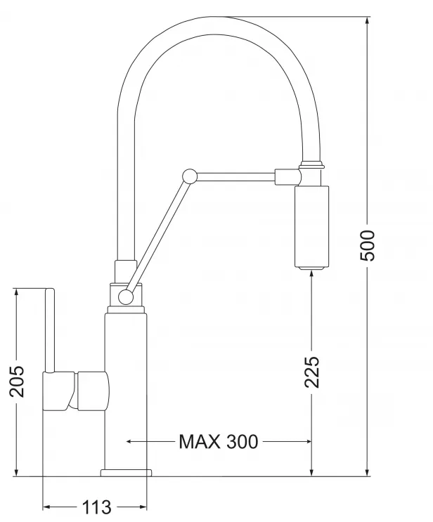 Детальное фото товара: Emar ECB 7012, смеситель, сатин