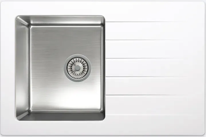 Фото товара: Tolero Twist TTS-760, мойка, гранит/нержавеющая сталь, туман