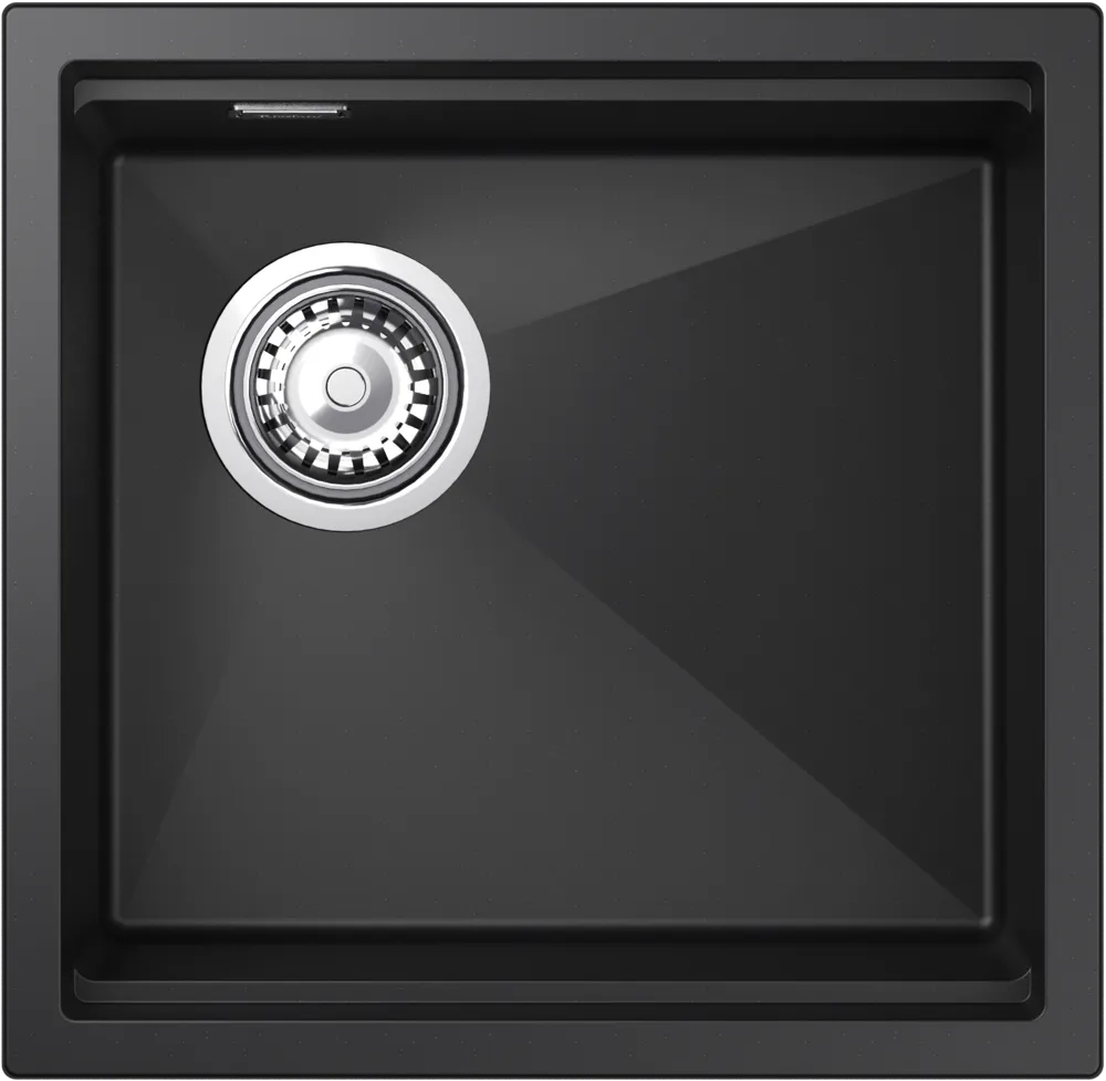 Фото товара: Rivelato LINO LN-454-L nero, мойка, гранит, чёрный