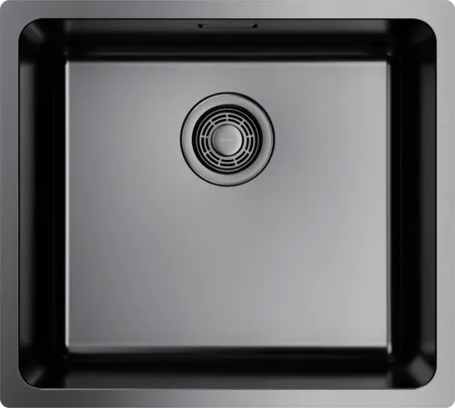 Детальное фото товара: Omoikiri Tadzava 49-U-GM, мойка, нержавеющая сталь/вороненая сталь