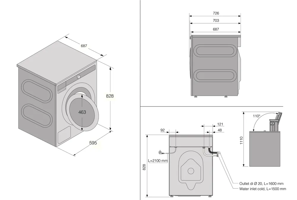 Детальное фото товара: ASKO W3114CXLW