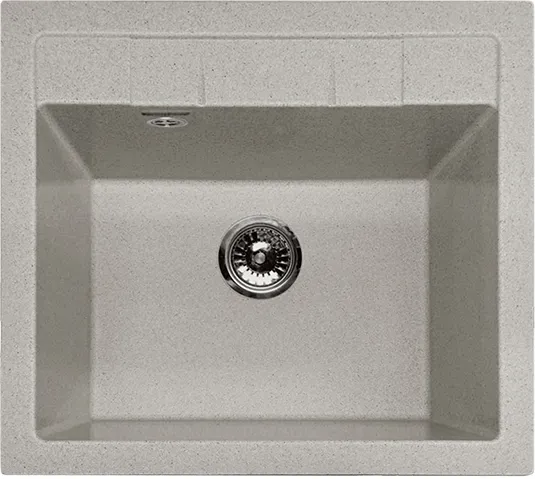 Детальное фото товара: GranFest QUADRO GF-Q-561, мойка, мрамор, серый