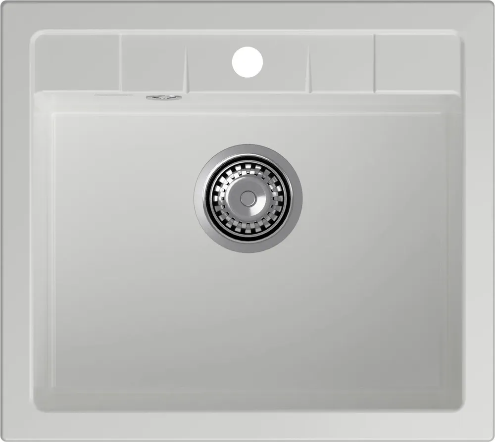 Детальное фото товара: GranFest QUADRO GF-Q-561, мойка, мрамор, иней