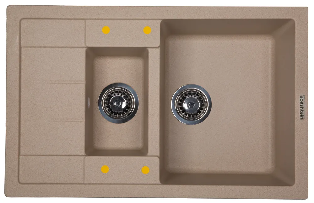 Фото товара: Ecoshtein RECHTECK 781.5, мойка, гранит, бежевый