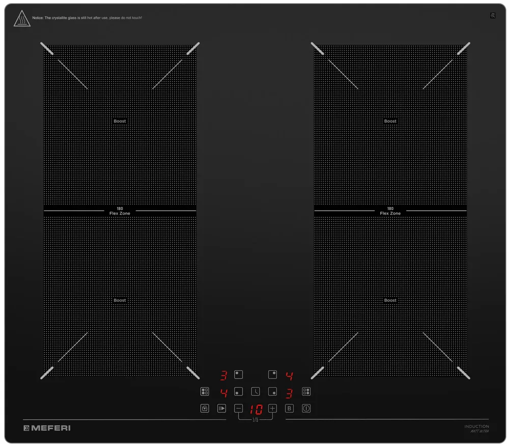 Детальное фото товара: MEFERI MIH604BK MATT ULTRA индукционная поверхность