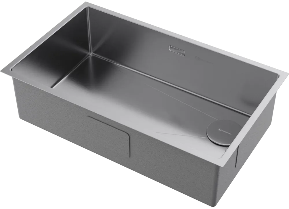 Детальное фото товара: Omoikiri Taki 74-U/IF-IN SIDE, мойка, нержавеющая сталь