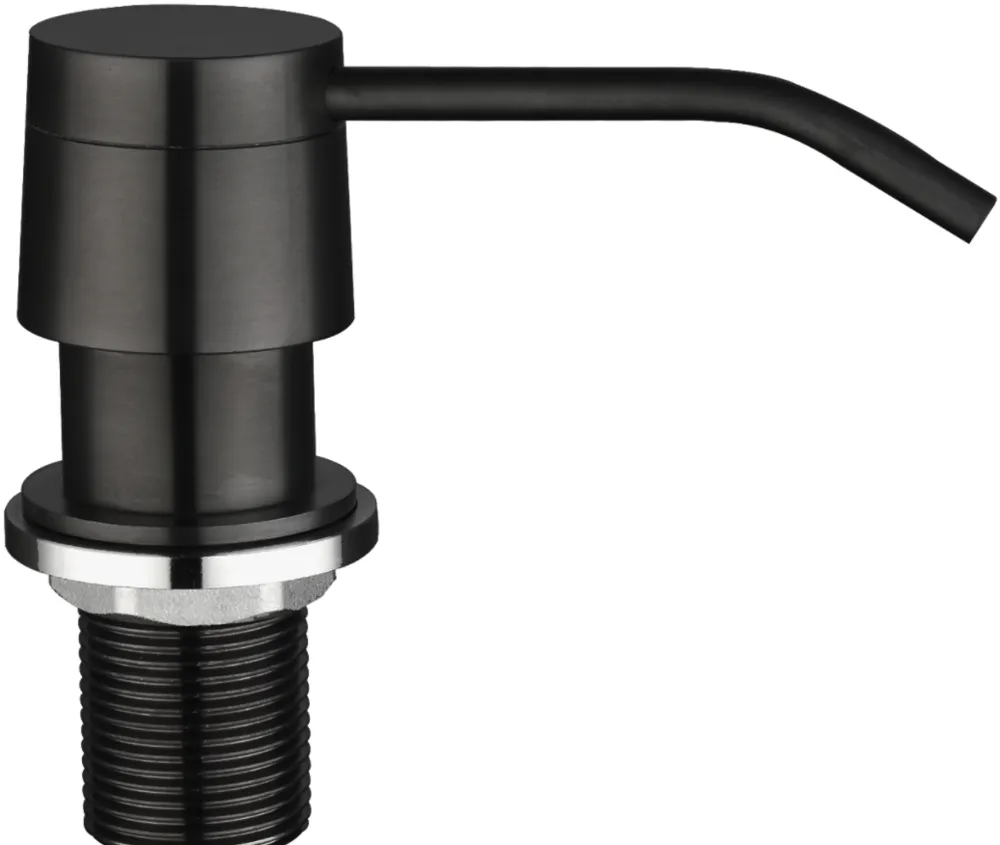 Фото товара: Seaman SSA-011-DG (Dark Gun, PVD, satin), дозатор для жидкого мыла, оружейная сталь темная