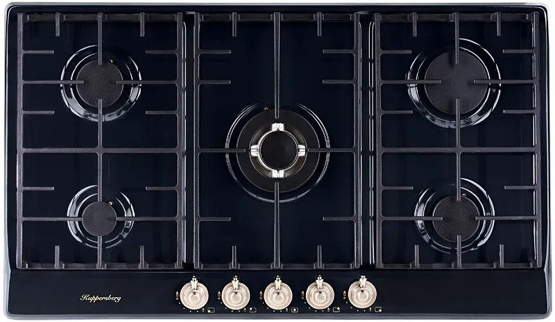 Фото товара: Kuppersberg FV9TGRZ ANT Silver газовая поверхность