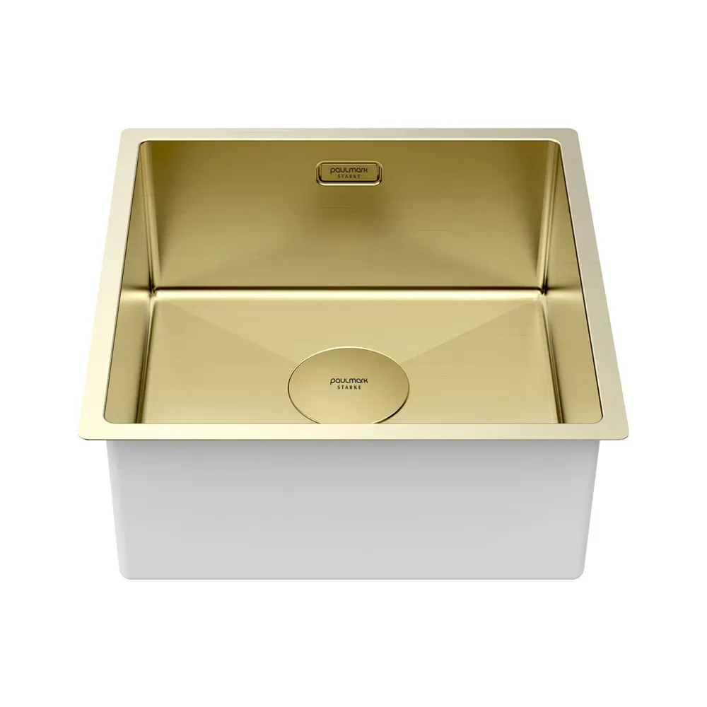Детальное фото товара: Paulmark NEXT 44 UNI, мойка, нержавеющая сталь, светлое золото