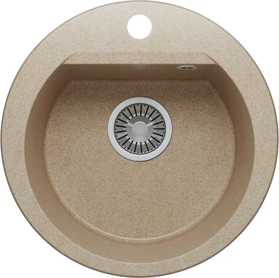 Фото товара: Polygran ATOL-460, мойка, мрамор, песочный 302