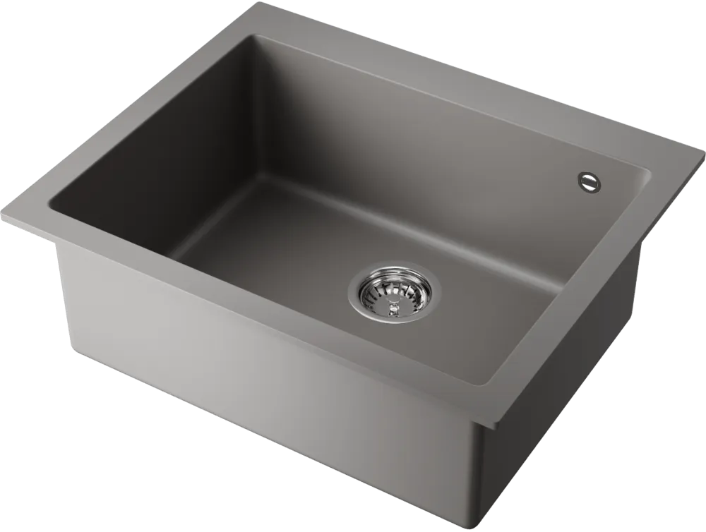 Детальное фото товара: Omoikiri Bosen 61A-GR, мойка, керамика, leningrad grey
