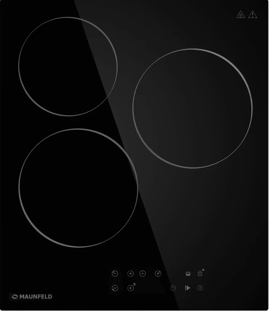 Детальное фото товара: Maunfeld CVCE453BK стеклокерамическая поверхность