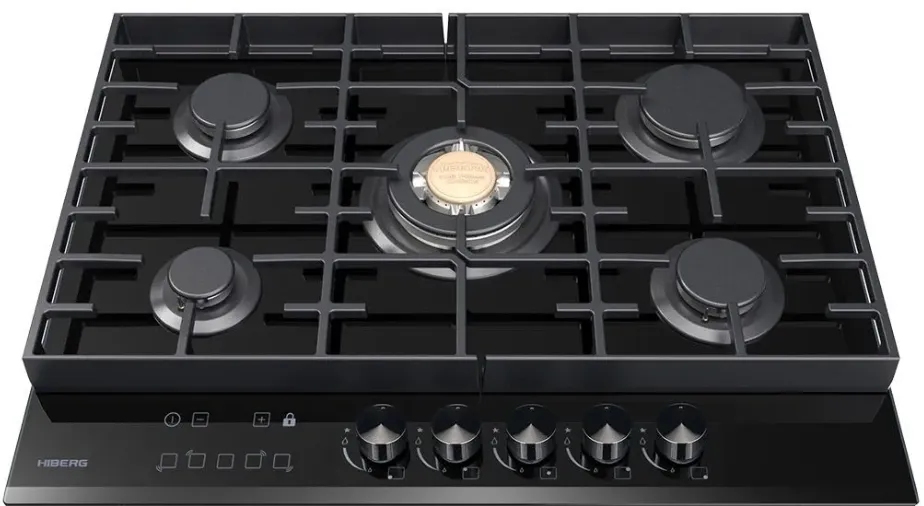 Детальное фото товара: HIBERG VM 7155 B газовая поверхность