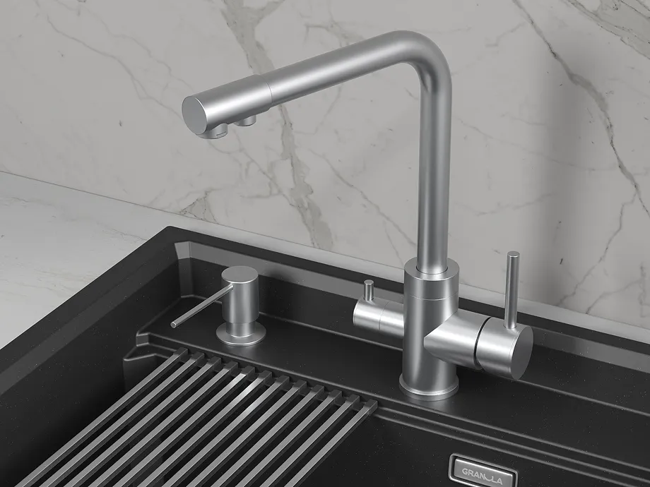 Детальное фото товара: GRANULA 5015 смеситель, нержавеющая сталь
