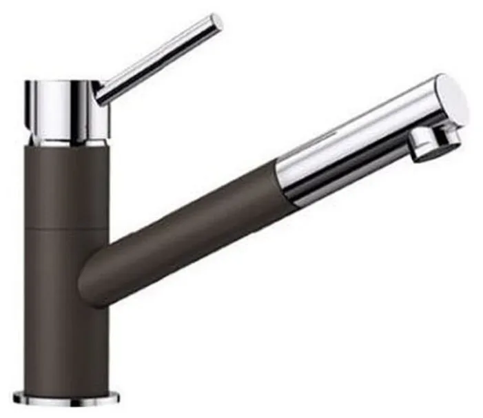 Фото товара: Blanco Kano, смеситель, гранит, кофе/хром