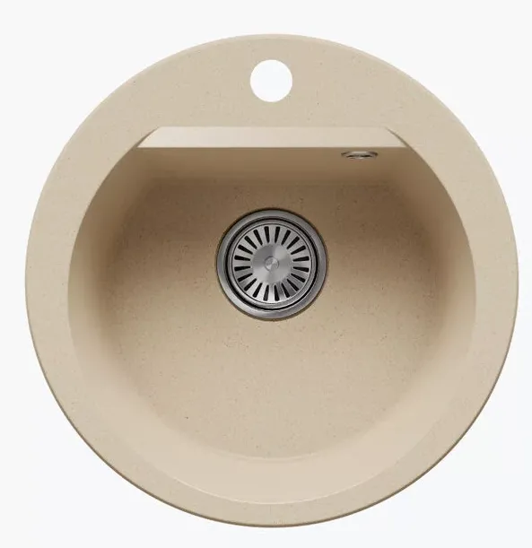 Фото товара: Polygran ATOL-460, мойка, мрамор, опал 328