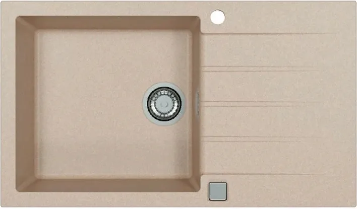 Фото товара: ALVEUS GRANITAL CADIT 40 TERRA - G22, мойка, гранит, песочный (в комплекте с сифоном 1132823)