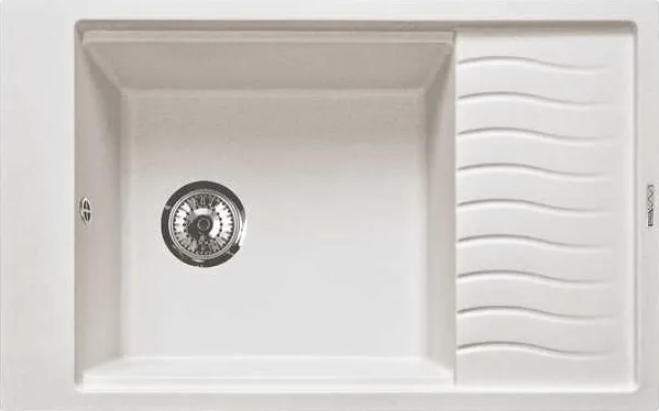 Фото товара: LAVA L.9 LATTE, мойка, гранит, белый