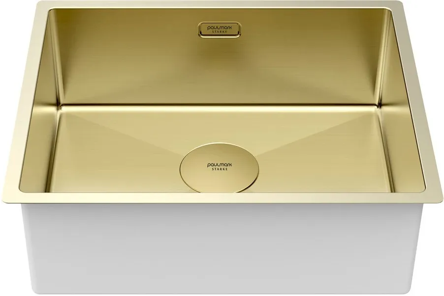Детальное фото товара: Paulmark NEXT 54 UNI, мойка, нержавеющая сталь, светлое золото