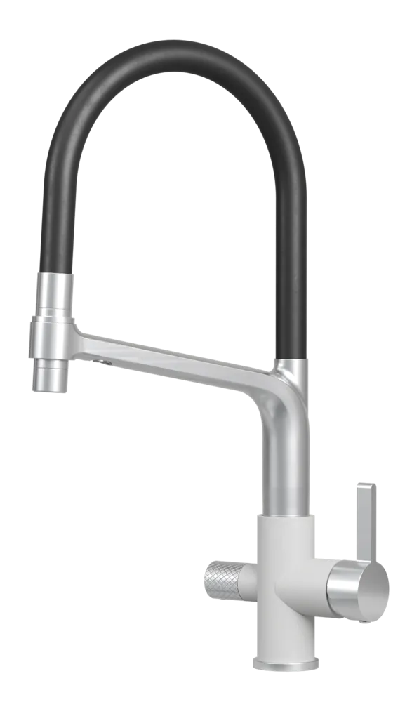 Фото товара: GRANULA 5083 смеситель, нержавеющая сталь, арктик