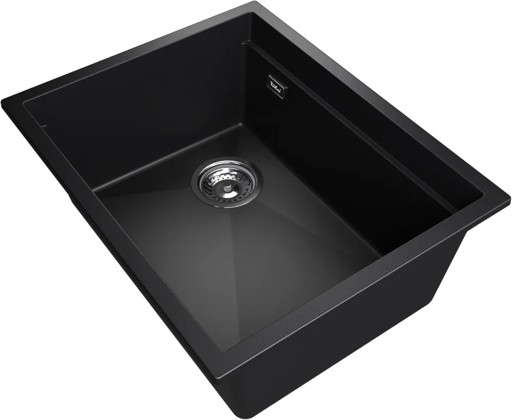 Детальное фото товара: Rivelato LINO LN-554-L nero, мойка, гранит, черный