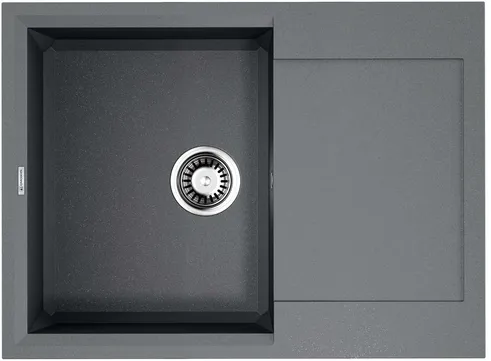 Фото товара: Omoikiri Sakaime 68-GR, мойка, гранит, leningrad grey