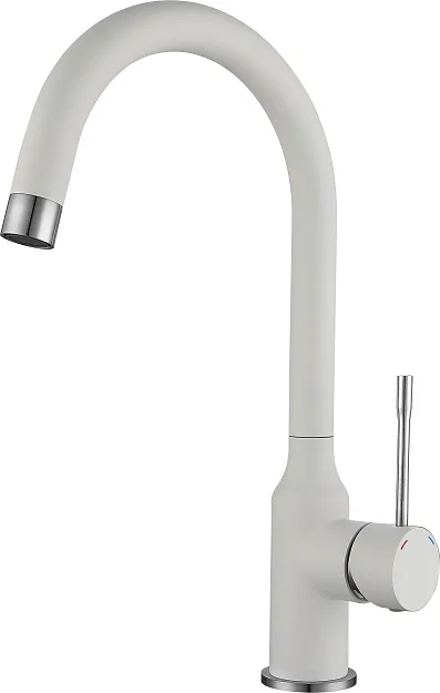 Фото товара: Rivelato GARDA 1923502 brina/cromo, смеситель, гранит, иней/хром