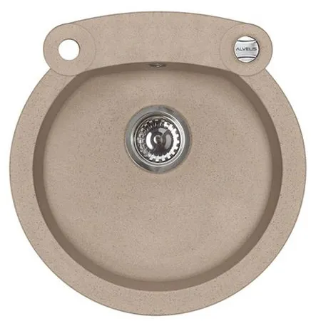 Фото товара: ALVEUS ROLL 10 GRANITAL BEIGE-G55, мойка, гранит, бежевый (в комплекте с сифоном 1105296)