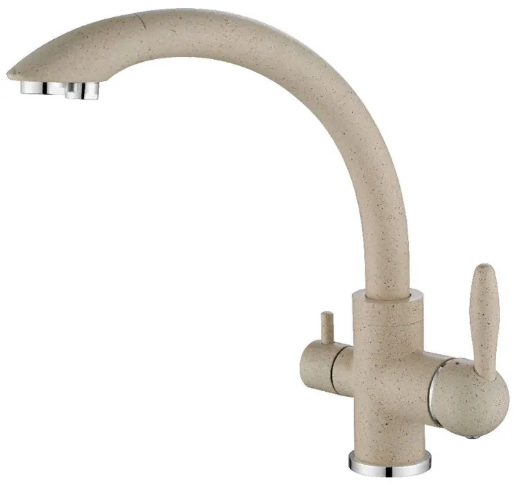 Фото товара: Paulmark ESSEN, смеситель, гранит, бежевый