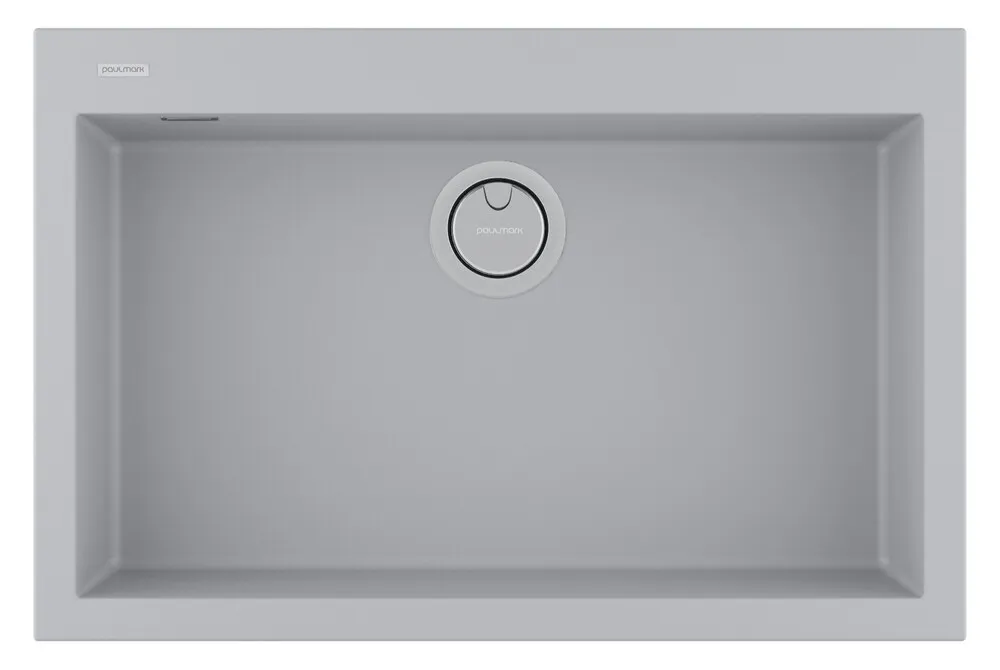 Детальное фото товара: Paulmark DECORATION 76, мойка, гранит, серый