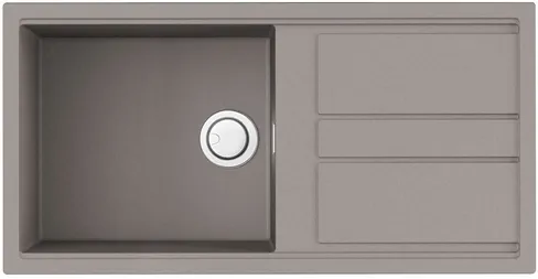 Детальное фото товара: Omoikiri Kitagawa 100-GR, мойка, керамика, leningrad grey