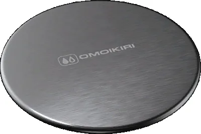 Детальное фото товара: Omoikiri GM Декоративная накладка для выпуска, вороненая сталь