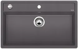 Фото товара: Blanco Dalago 8, мойка, гранит, темная скала с клапаном-автоматом